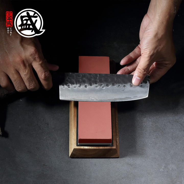 MITSUMOTO SAKARI Japanischer Messerschärfer, professionelle Küche, 1000/3000 Körnung, Messerschärfer
