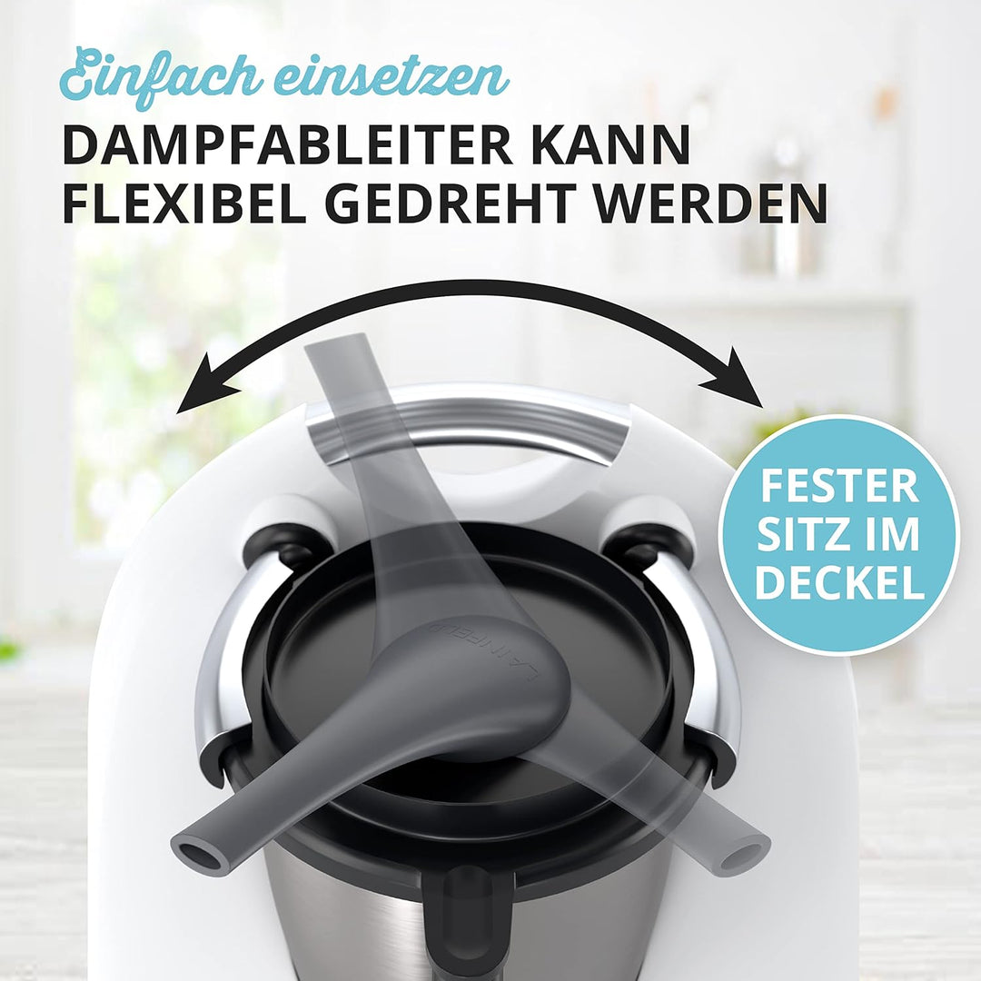 Dampfumleiter für Thermomix TM5 TM6 | Dampfableiter für Hängeschränke Schutz | Dampf Umleitung Küche