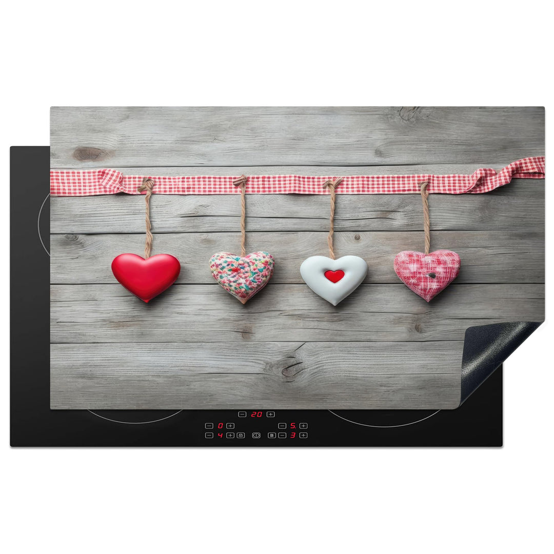 KitchenYeah© Herdabdeckplatte Einteilig Ceranfeld Abdeckplatte für | 85x52 cm - Induktionsschutz Cer