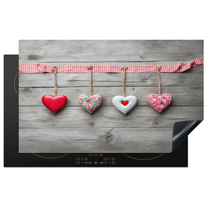 KitchenYeah© Herdabdeckplatte Einteilig Ceranfeld Abdeckplatte für | 85x52 cm - Induktionsschutz Cer