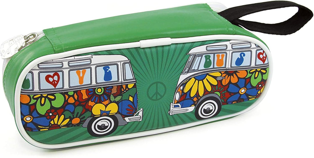 BRISA VW Collection - T1 Bulli Bus Federmäppchen Federtasche Grün, Grün