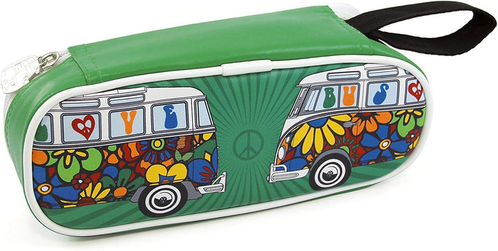 BRISA VW Collection - T1 Bulli Bus Federmäppchen Federtasche Grün, Grün