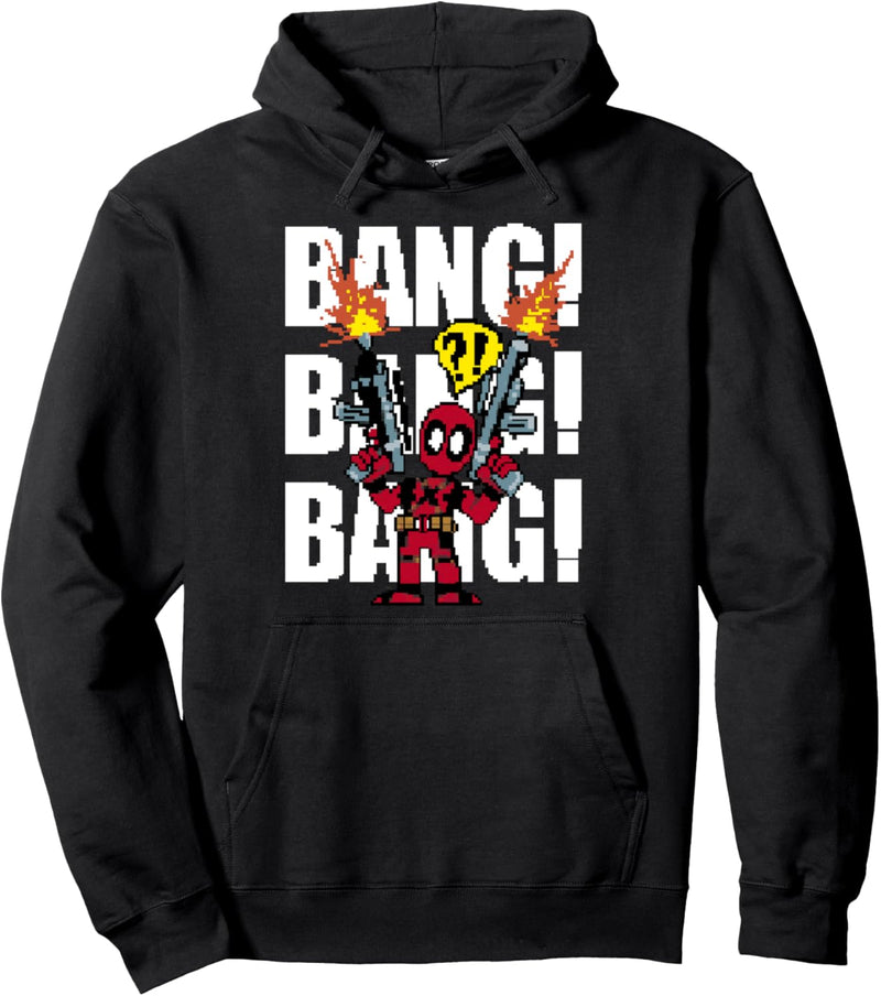 Marvel Deadpool Bang Bang Pullover Hoodie