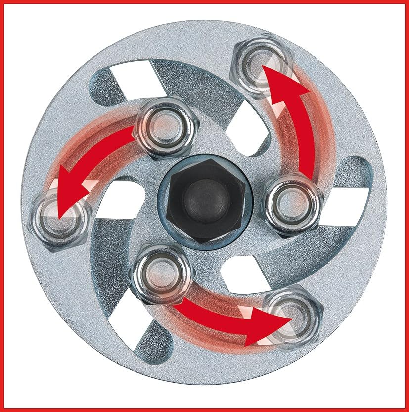 KS TOOLS Universal-Riemenscheiben-Abzieher, 3-armig, 30-60mm