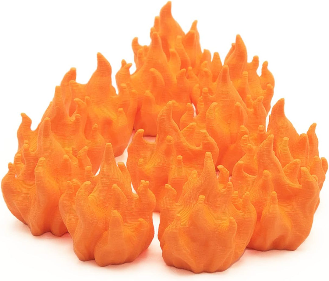 BGExpansions Feuer-Token für Nemesis und Nemesis: Lockdown – 12er-Pack | 3D-Feuer-Token für Nemesis™