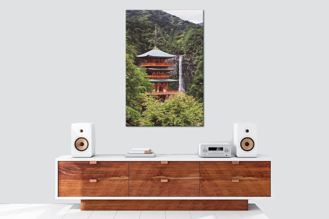 deyoli Schreinturm in atemberaubender Natur Format: 100x70 als Leinwandbild, Motiv fertig gerahmt au