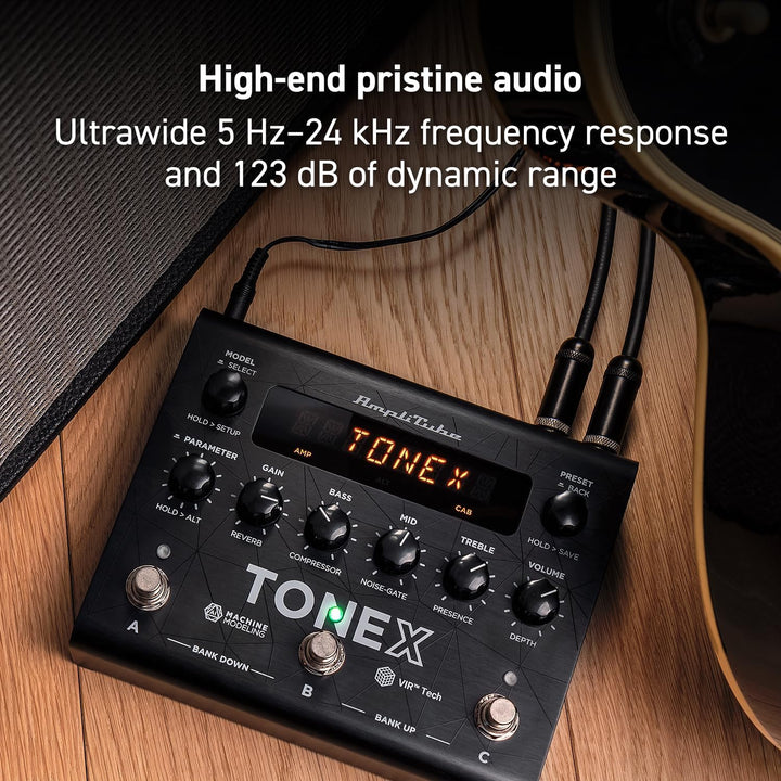 IK Multimedia TONEX Pedal Multi-Effekt-Pedal mit AI Machine Learning Technologie: Nachbildung von je