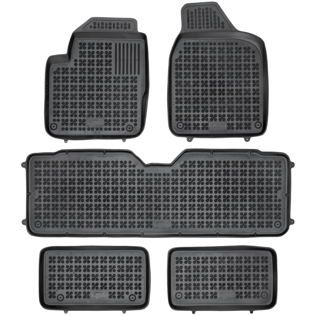SMK Auto fussmatten gummimatten passt für Ford Galaxy I 1995-2006 fussmatten Auto für alle Jahreszei