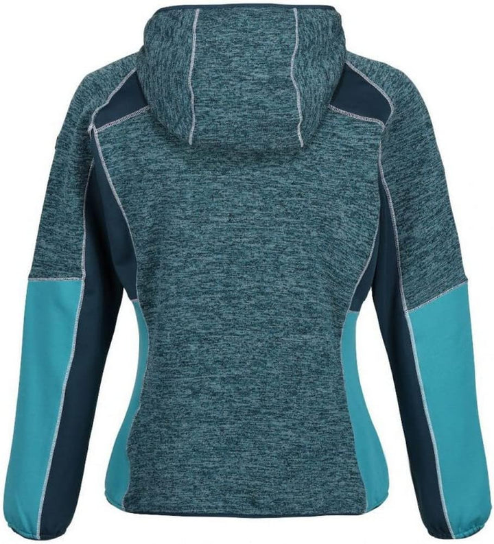Regatta Strickfleecejacke Damen mit Kapuze 40 Schwarz, 40 Schwarz