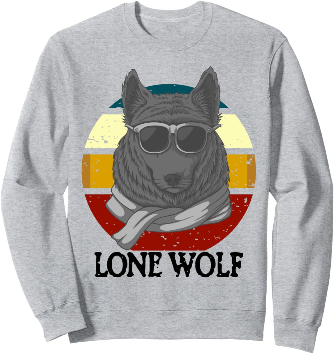 Lone Wolf Shirt for Women,Wolf Pack Lone Wolf Shirts for Men Sweatshirt