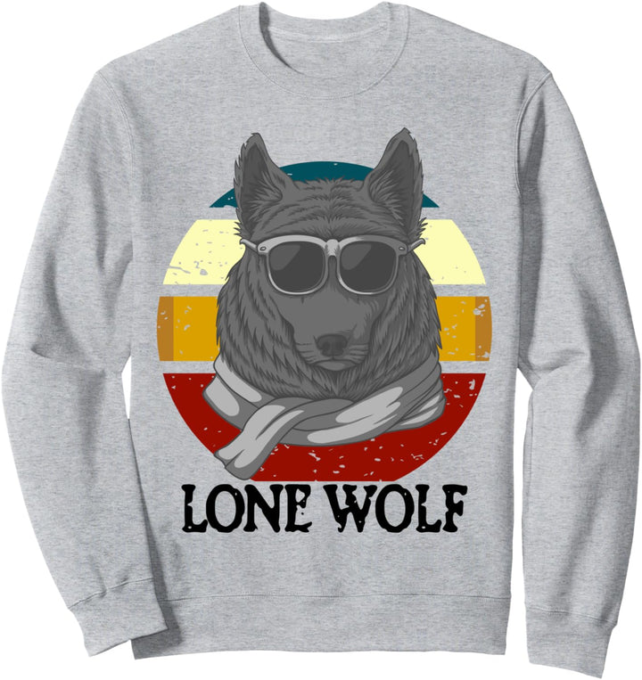 Lone Wolf Shirt for Women,Wolf Pack Lone Wolf Shirts for Men Sweatshirt