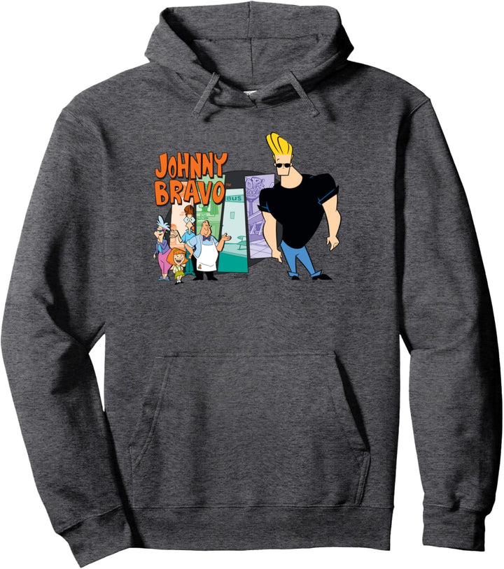 Johnny Bravo & Friends Pullover Hoodie