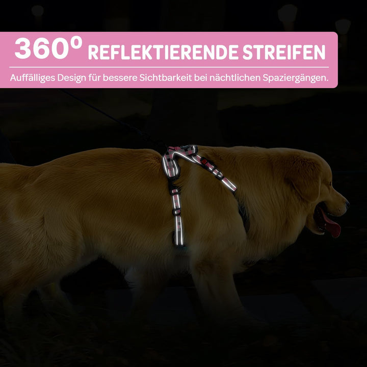 FURRYFECTION Anti Zug Hundegeschirr, Brustgeschirr kleine Hunde Sicherheitsgeschirr Welpen, Antizugg