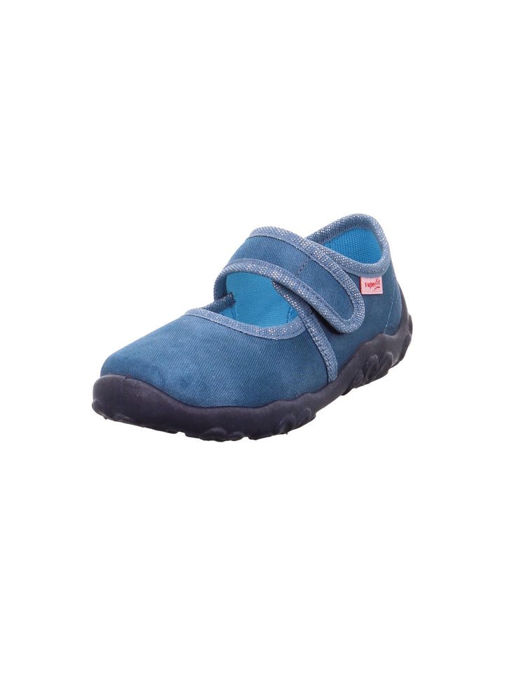 Superfit Jungen Mädchen Bonny Hausschuh 23 EU Blau 8040, 23 EU Blau 8040