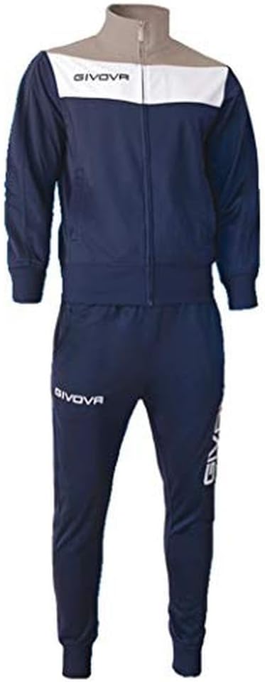 Givova Herren Anzug Spielfeld XS Blau/Grau Klar, XS Blau/Grau Klar