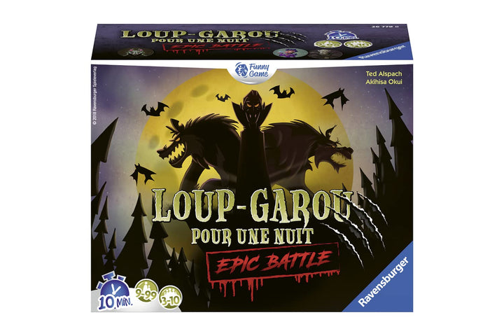 Ravensburger – 26779 – Loup Garou Pour UNE Nuit Epic Battle – Gesellschaftsspiel Werwolf-Pack Epic B