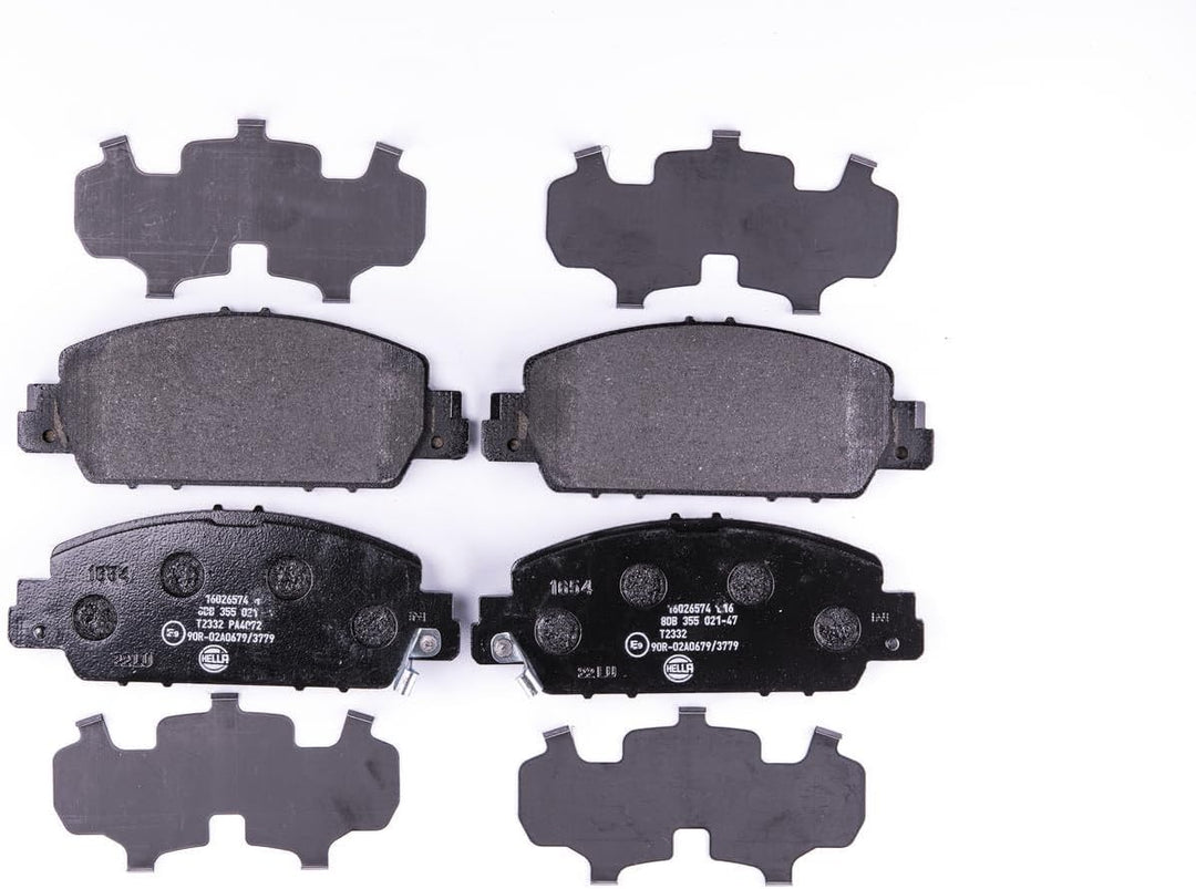 HELLA PAGID 8DB 355 021-471 Bremsbelagsatz - T2332 - Dicke/Stärke: 16.4mm - Bremssystem: Akebono - m