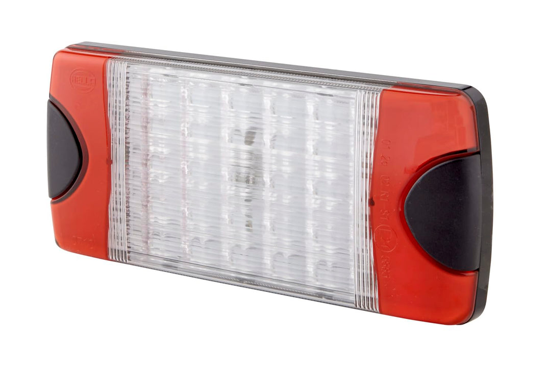 HELLA - Heckleuchte - DuraLED Combi - LED - 24/12V - Anbau/geschraubt - Lichtscheibenfarbe: transpar