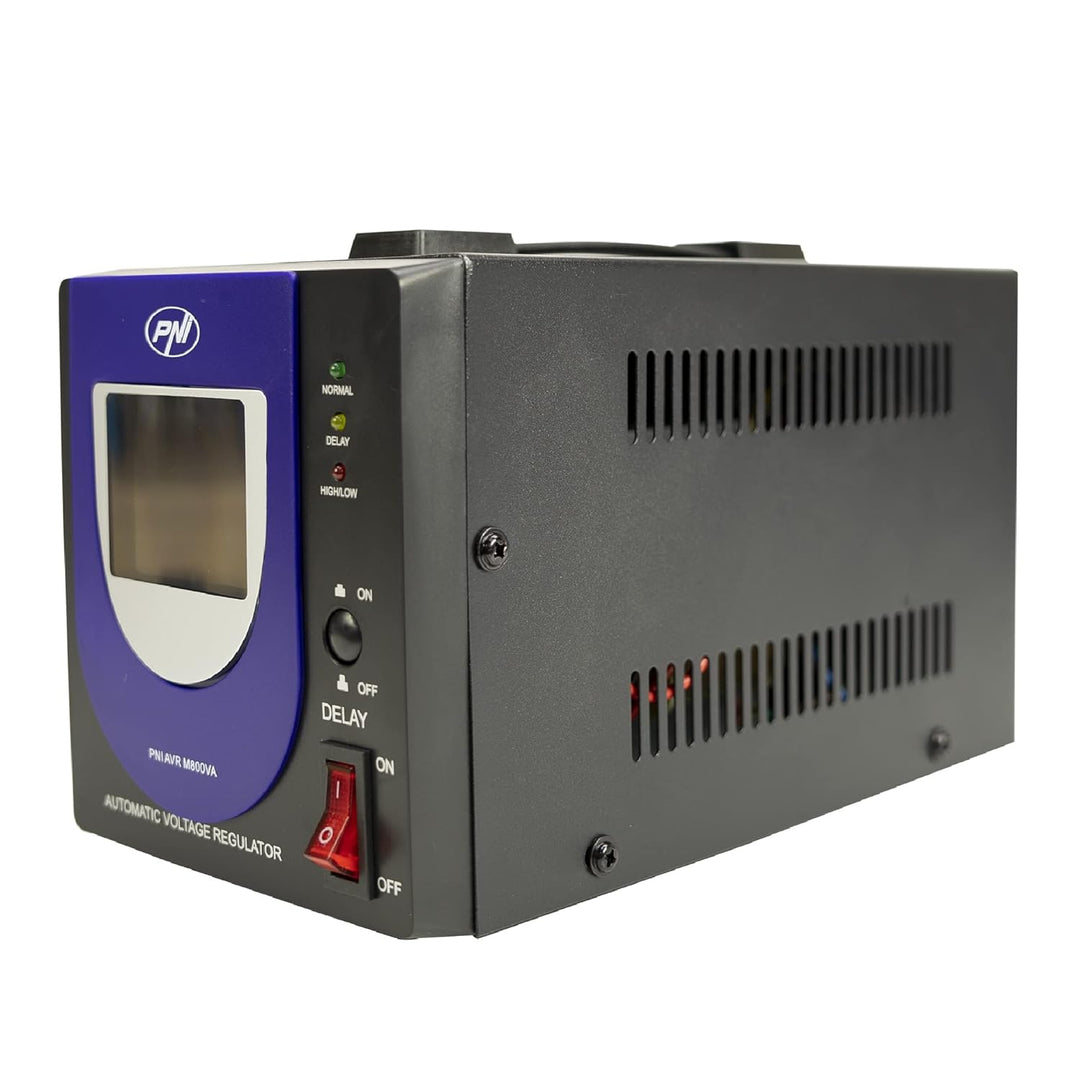 Spannungsstabilisator mit Relais PNI AVR M800VA, 2,2 A, 480 W, 800 VA Spannungsregler 800 VA / 480 W