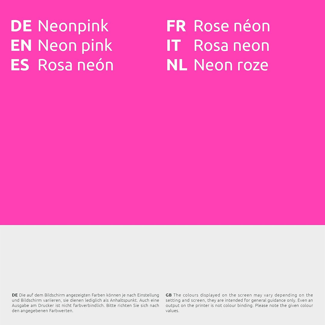 linie zwo ®, 1000 Stück Einlassbänder/Securebänder Tyvek ® 19 x 254 mm, Neonpink, Neonpink
