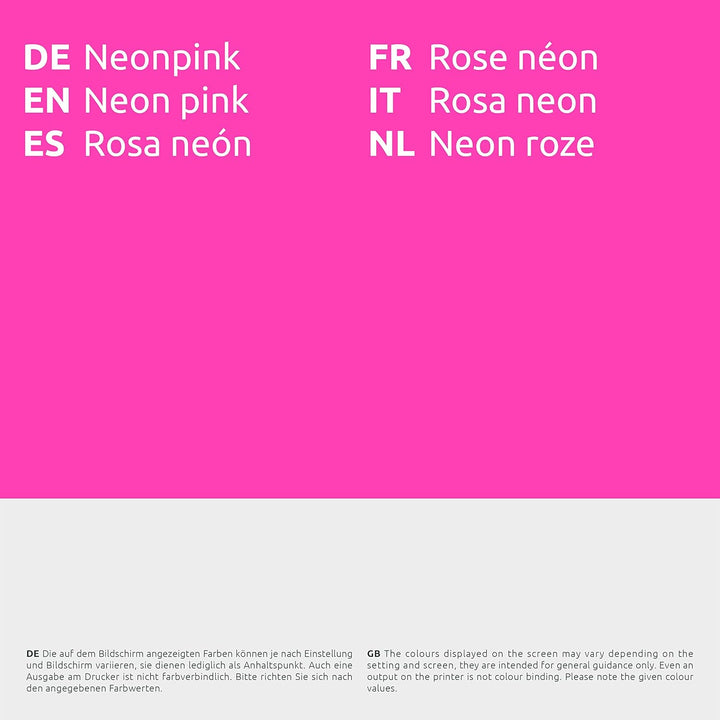 linie zwo ®, 1000 Stück Einlassbänder/Securebänder Tyvek ® 19 x 254 mm, Neonpink, Neonpink