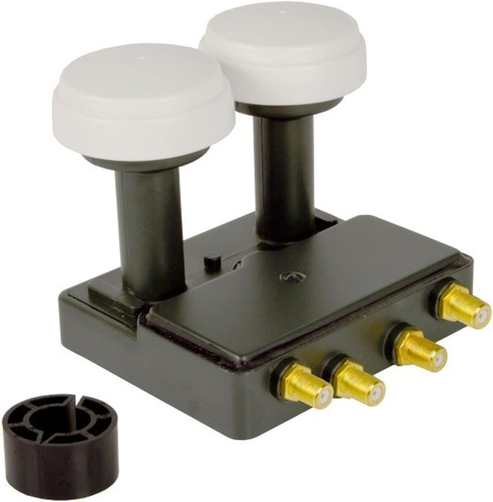 FUBA 4 Teilnehmer Astra Hotbird Digital SAT Anlage DAA 850 B ALU Braun PremiumX Quad Monoblock LNB 8