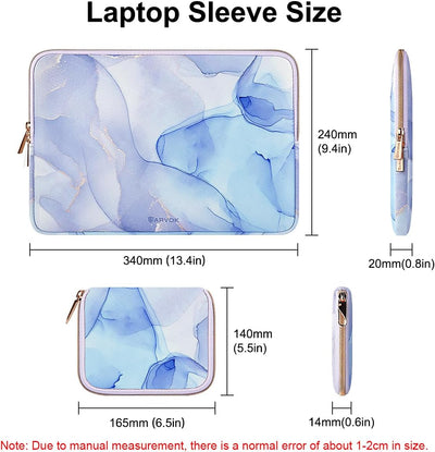 ARVOK 13 13,3 14 Zoll Laptoptasche Schutzhülle mit Klein Fall für MacBook Air/Pro 13/MacBook Pro 14,