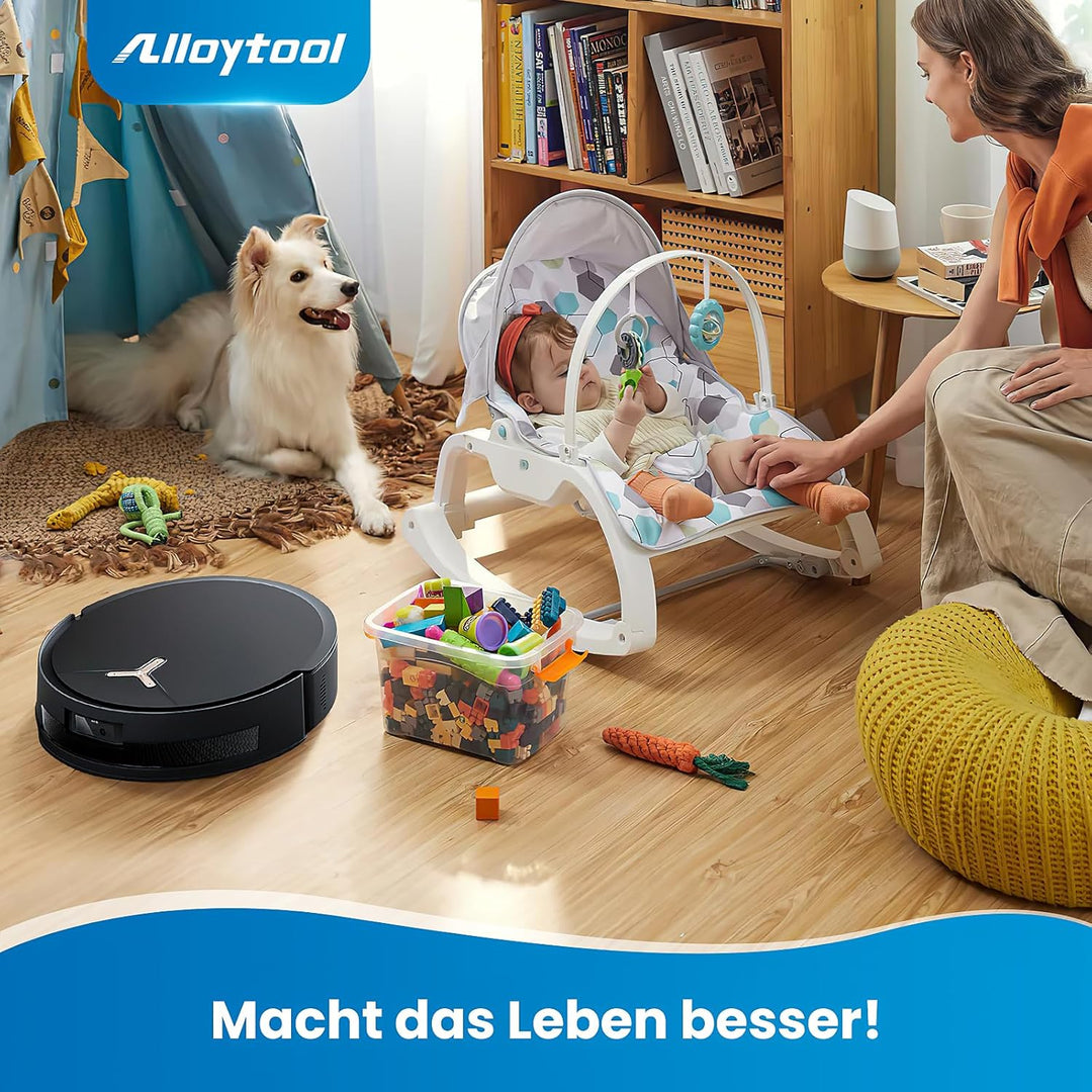 20 Stück Zubehör für Ecovacs Deebot T50 Max Pro Omni Saugroboter, 1 Hauptbürste, 4 Wischpads, 6 Stau
