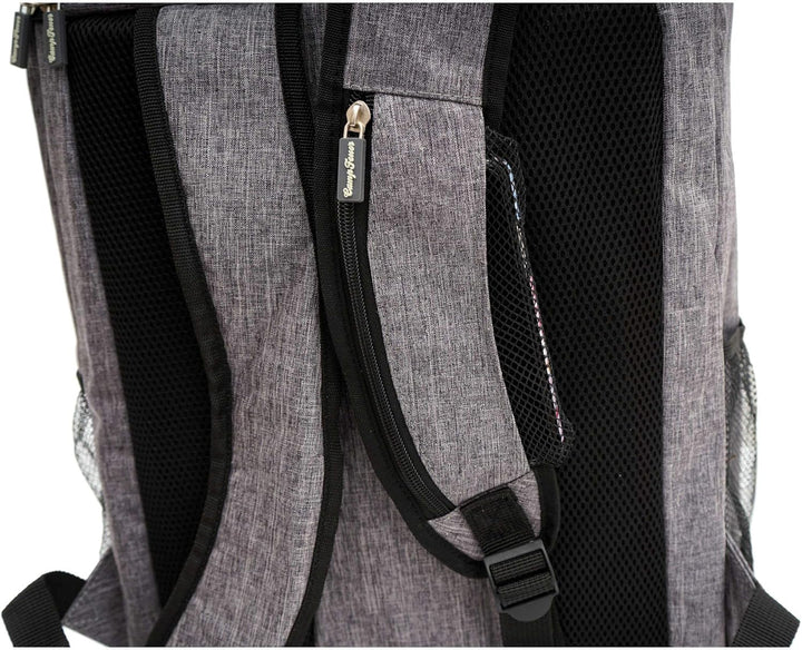 CampFeuer Kühlrucksack | grau | 20 Liter Isoliertasche für BBQ, Camping, Strand und Outdoor Aktivitä