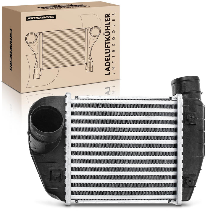 Frankberg 1x Ladeluftkühler Turbokühler Kompatibel mit A6 4F2 C6 2.0L 2004-2011 A6 Avant 4F5 C6 2.0L