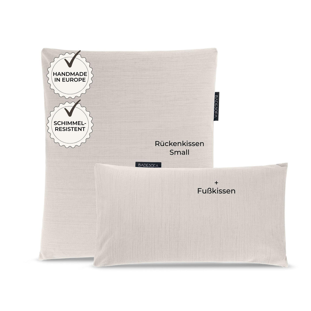 BADESOFA® Badewannenkissen 2er Set | Luxuriöses Bade-Kissen-Set für unvergleichbaren Komfort | Schne
