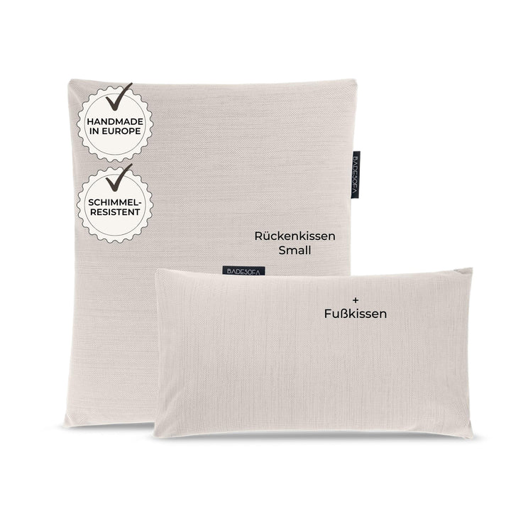 BADESOFA® Badewannenkissen 2er Set | Luxuriöses Bade-Kissen-Set für unvergleichbaren Komfort | Schne