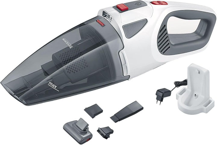 SEVERIN 4-in-1 Akku-Handstaubsauger, kabelloser Handstaubsauger für Autositze, Tierhaare und Flüssig