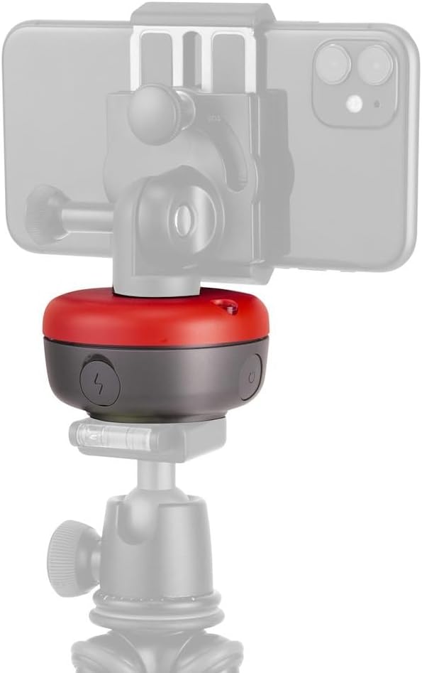 JOBY Spin Elektronischer Bluetooth-Stativkopf, Motion Control, Motorisierter Smartphone Gimbal, Pano