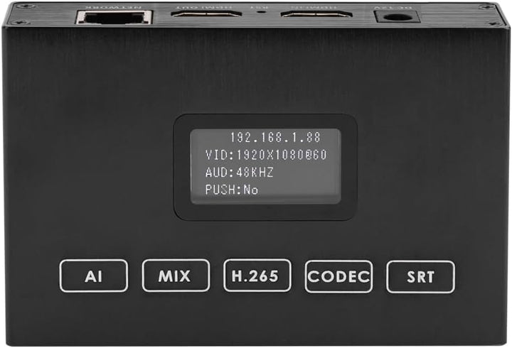 EXVIST H.265 1080P 60FPS HDMI Video Encoder HDMI Decoder, unterstützt HLS RTMP RTSP SRT UDP, kompati
