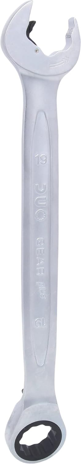 KS Tools 503.5919 DUO GEARplus Ringmaulschlüssel,Maul-Ratschenfunktion 19mm, umschaltbar, 19mm