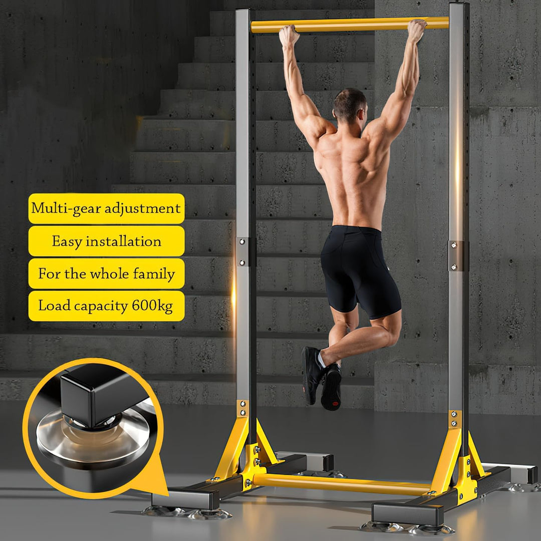NIDAYE Klimmzugstation, Klimmzugstange, freistehend, Fitnessgerät für zu Hause, belastbar bis 200 kg