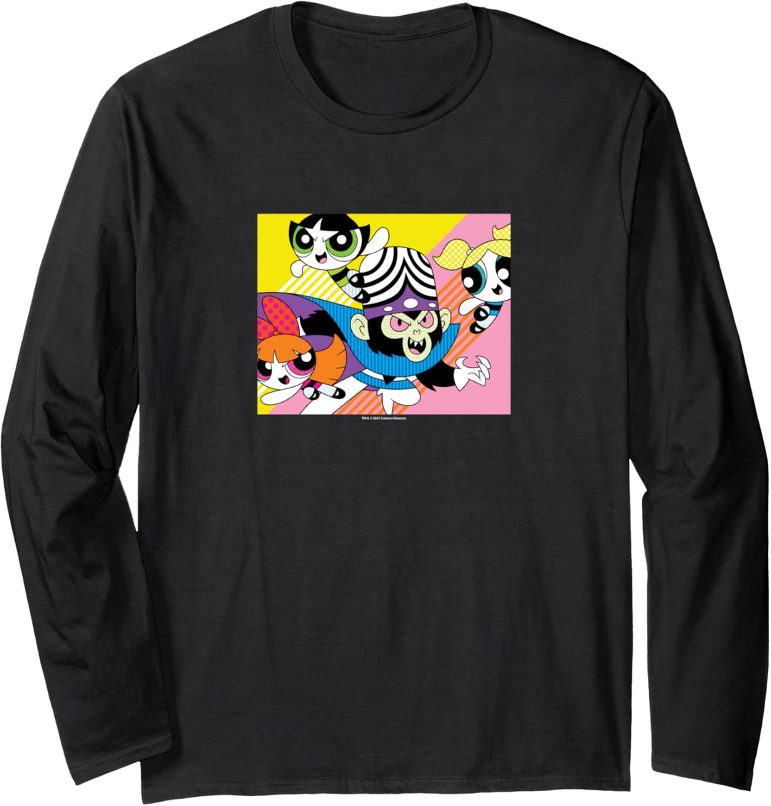 Powerpuff Girls Powerpuff Girls vs Mojo Jojo Langarmshirt