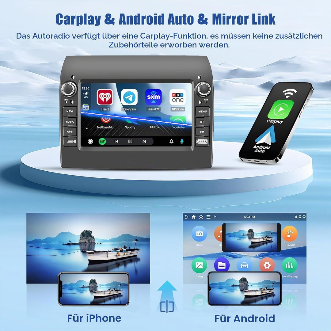 [4G+64G] Inefala Android 15 Autoradio für FIAT Ducato/Citroen Jumper/Peugeot Boxer 2011-2015 mit Wir