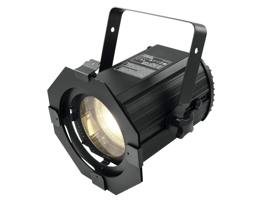 Eurolite LED THA-50F Theater-Spot | Fresnel-Scheinwerfer (Stufenlinse), 50-W-Warmweiss-LED, extrem l