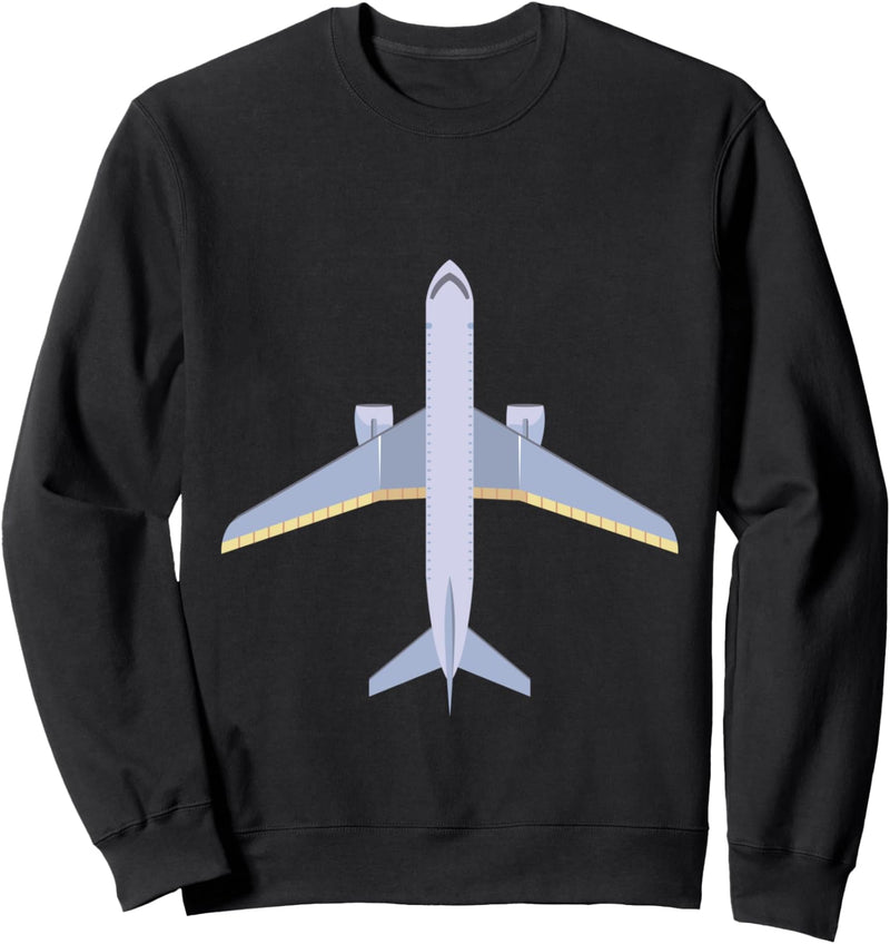 Flugzeug fliegt über Kopf Sweatshirt