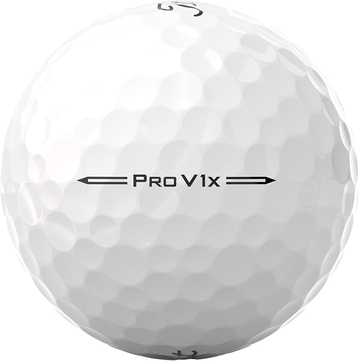 Titleist Pro V1x Golfbälle (ein Dutzend) Weiss Hohe Ziffern, Weiss Hohe Ziffern
