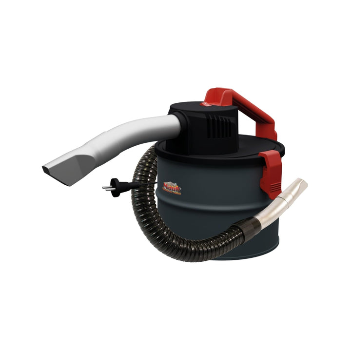 Mauk® Pelletofen Kamin &amp; BBQ Holzkohle Aschesauger &amp; Grillgebläse Feuerbalg - 4 Liter Nass/Trocken H