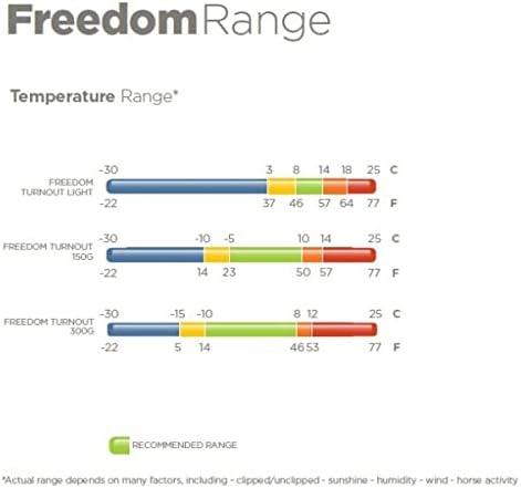 Bucas Freedom Turnout 165 Pferdedecke 300g, Navy/Silber