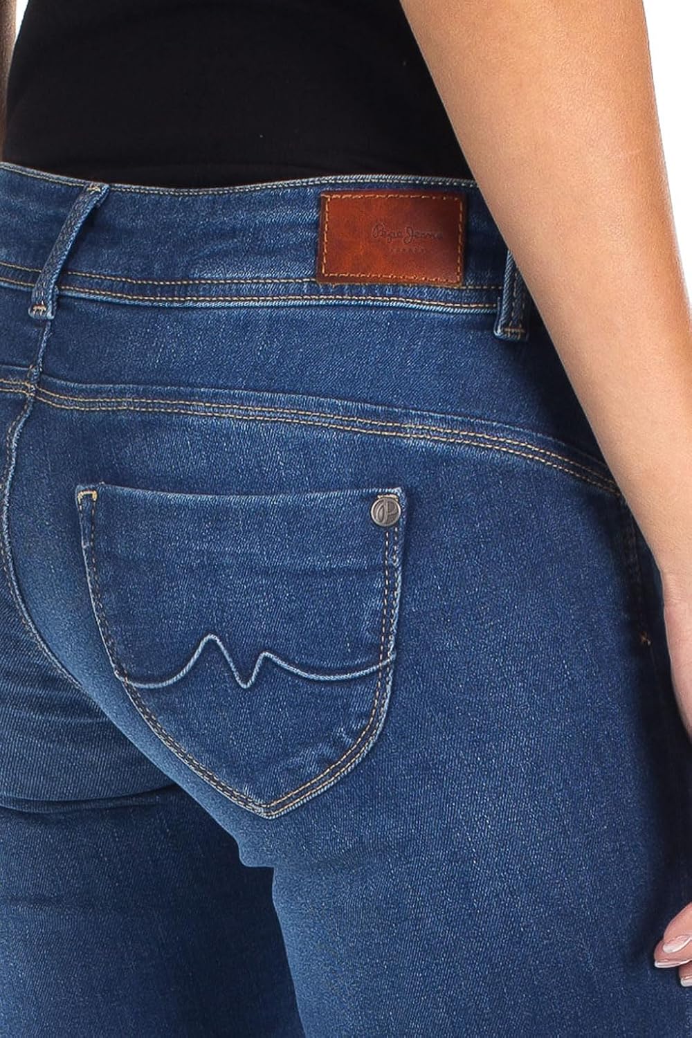 Pepe Jeans Damen New Brooke Jeans 27W / 32L Blue (Denim-cs6), 27W / 32L Blue (Denim-cs6)