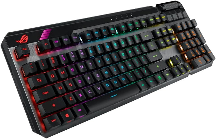 ASUS Tastatur ROG Claymore II Gaming Tastatur französisches Layout 90MP01W0-BKFA00