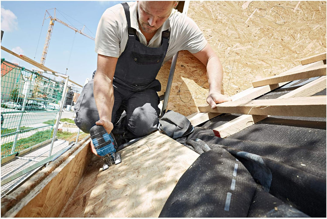 Bosch Professional 18V System Akku Stichsäge GST 18V-LI S (Stabversion, Schnitttiefe in Holz/Alu/Met
