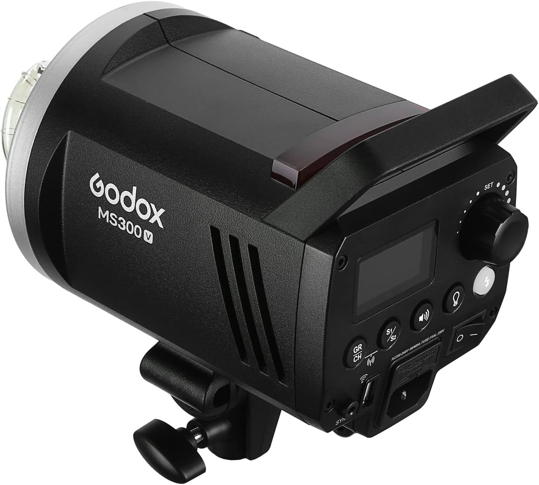 Godox MS300-V GN58 300W Studioblitz, COD LED Modellierlampe, 2.4G Wireless X System 5600K Monolight