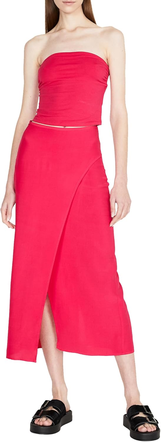 Sisley Damen Skirt 36 Fuchsia 39c, 36 Fuchsia 39c