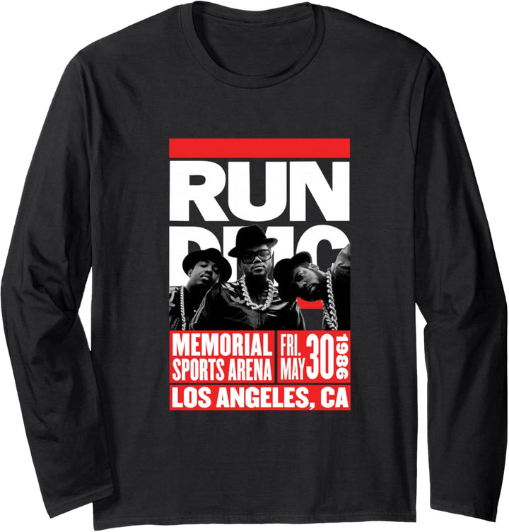 RUN DMC LA Tour Ticket Stub Langarmshirt